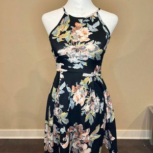 Soprano - Floral Halter Dress - Size XS